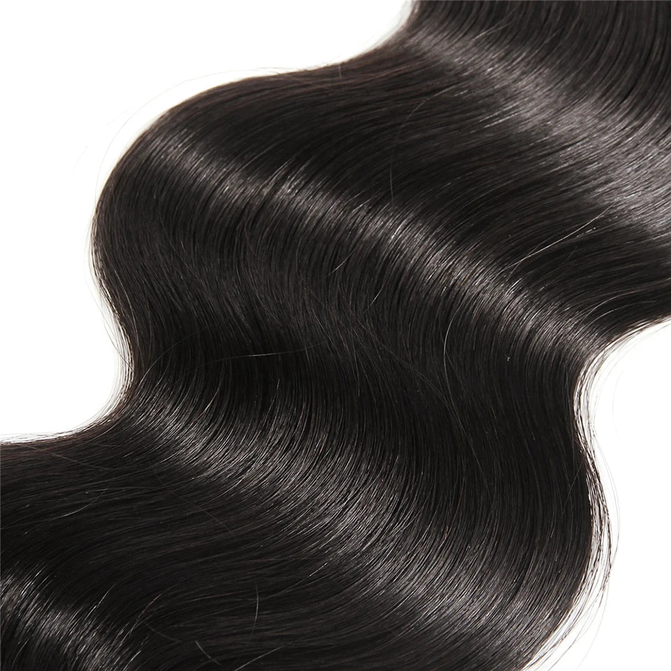 CEXXY Raw Indian Virgin Hair Bundles Body Wave Human Hair Weave Bundles Extension Natural Color 3PCS High End Quality