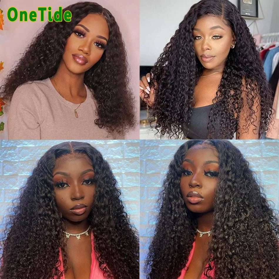 Water Wave Human Hair Bundles Human Hair Brazilian Curly Wave Bundle Human Hair 3 Bundles Natural Color Hair Extensions