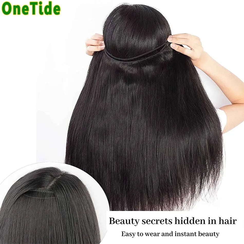 Straight Human Hair Bundles Human Hair Weave Brazilian 100% Human Hair Bundles Remy Hair Extensions